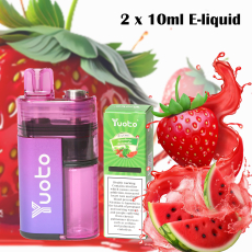 Yuoto Zero/2x10ml/ Strawberry Watermelon 12000 !